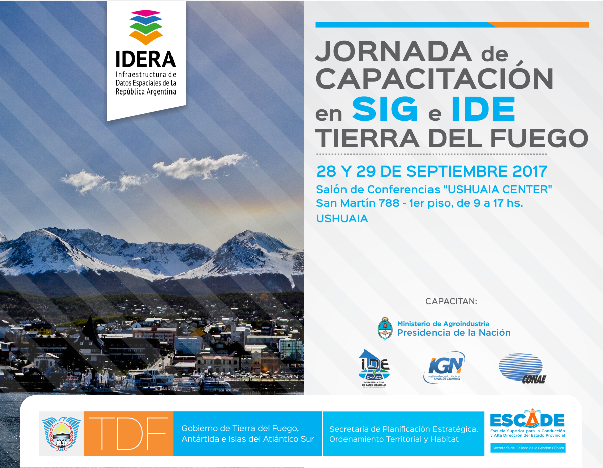 Jornada de Capacitación en SIG e IDE TIERRA DEL FUEGO