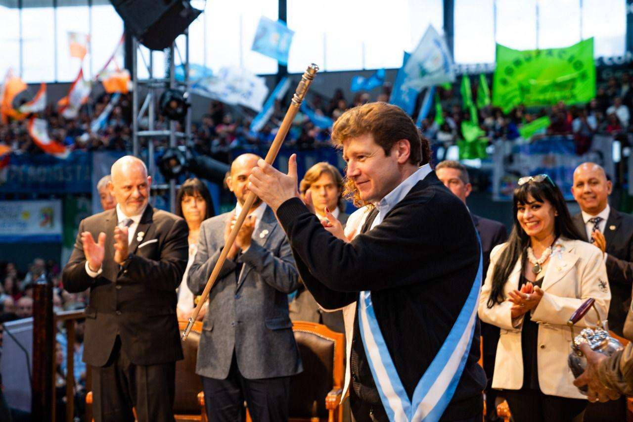 Gustavo Melella asumió como gobernador de la provincia de Tierra del Fuego, Antártida e Islas del Atlántico Sur