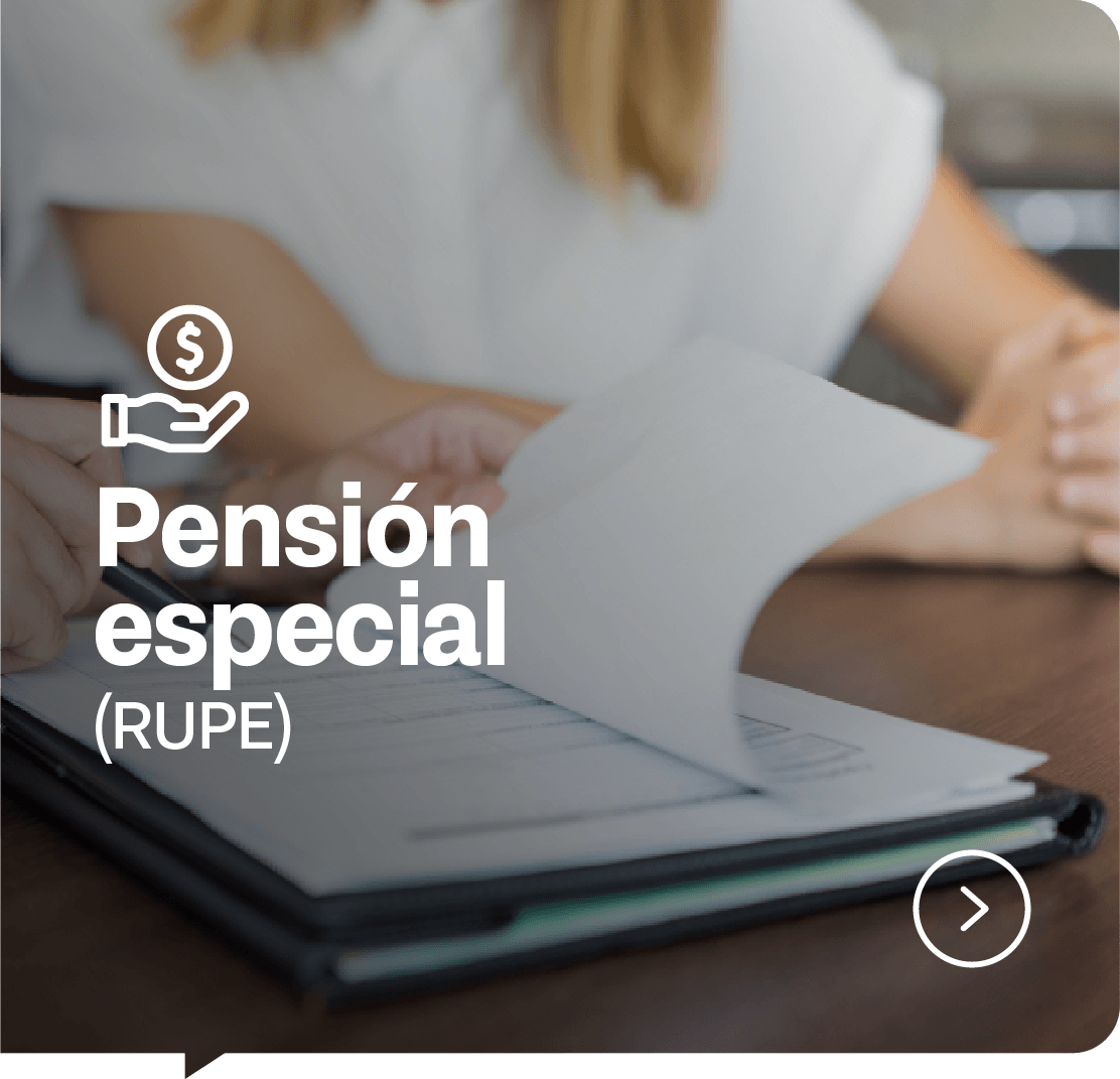 Pensión Especial RUPE