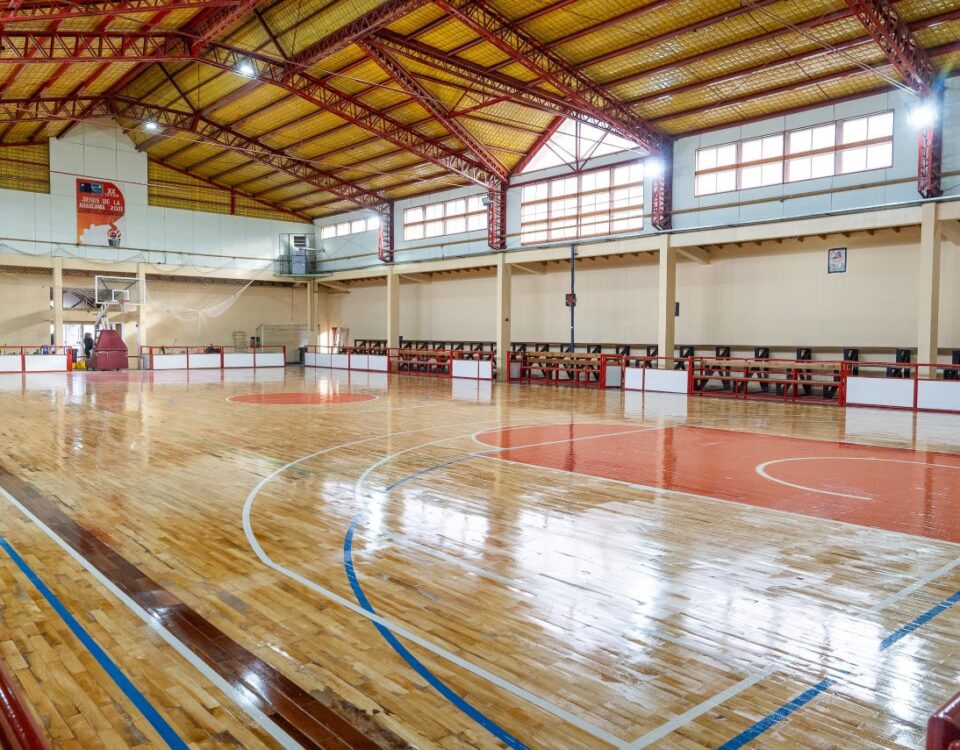 LA OBRA DE REFACCIÓN DEL GIMNASIO ANA GIRÓ ENTRA EN SU ETAPA FINAL